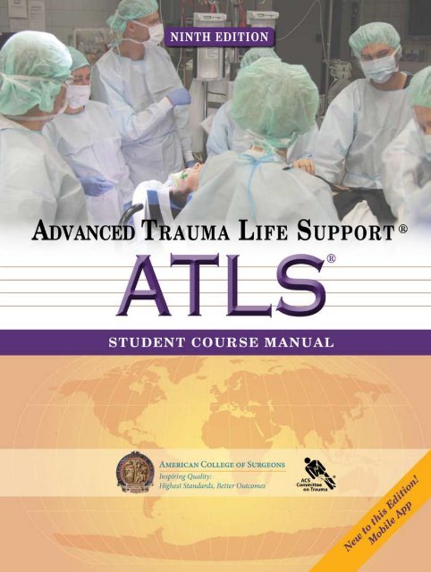 Download ATLS Student Course Manual Advanced Trauma Life Support 9th Edition