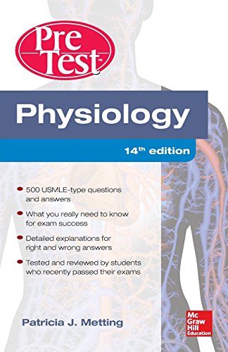 Physiology PreTest Self-Assessment and Review 14th Edition