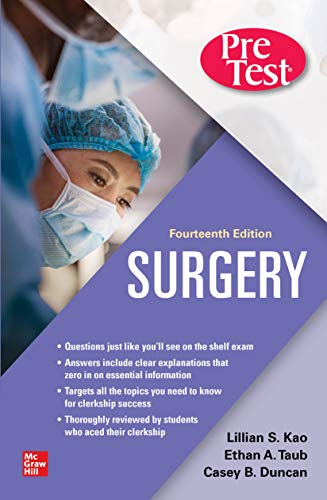 Surgery PreTest Self-Assessment and Review 14th Edition