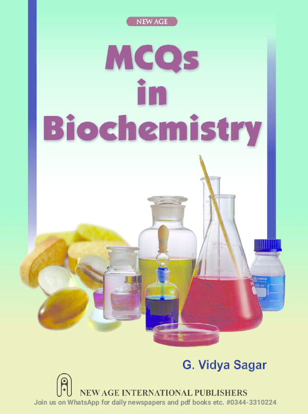 Download MCQs in Biochemistry - by G. Vidya Sagar PDF