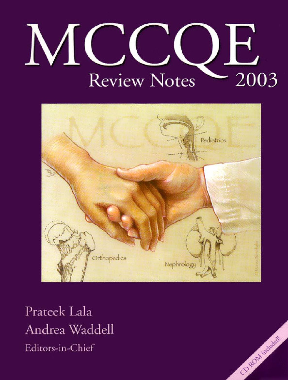 Download Short Book Community Health MCCQE 2006 Review Notes PDF