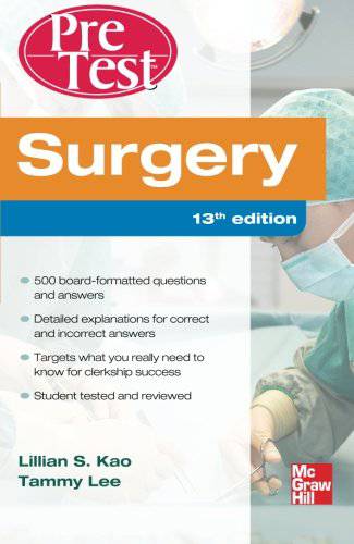Surgery PreTest Self-Assessment and Review 13th Edition