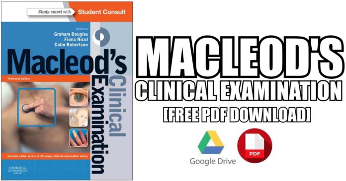 Macleod's Clinical Examination PDF 13th Edition Free Download
