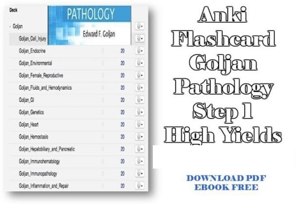 [Anki Flashcard] Goljan Pathology Step 1 High Yields Download PDF Free