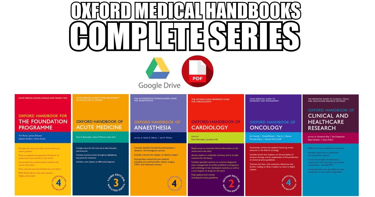 Oxford Medical Handbooks Collection (Complete Set) 