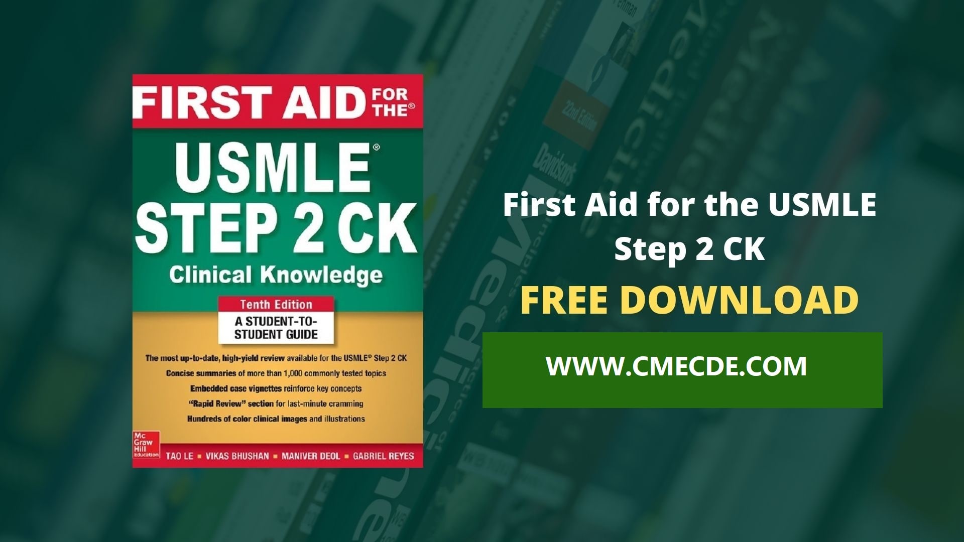 First Aid for the USMLE Step 2 CK 10th Edition