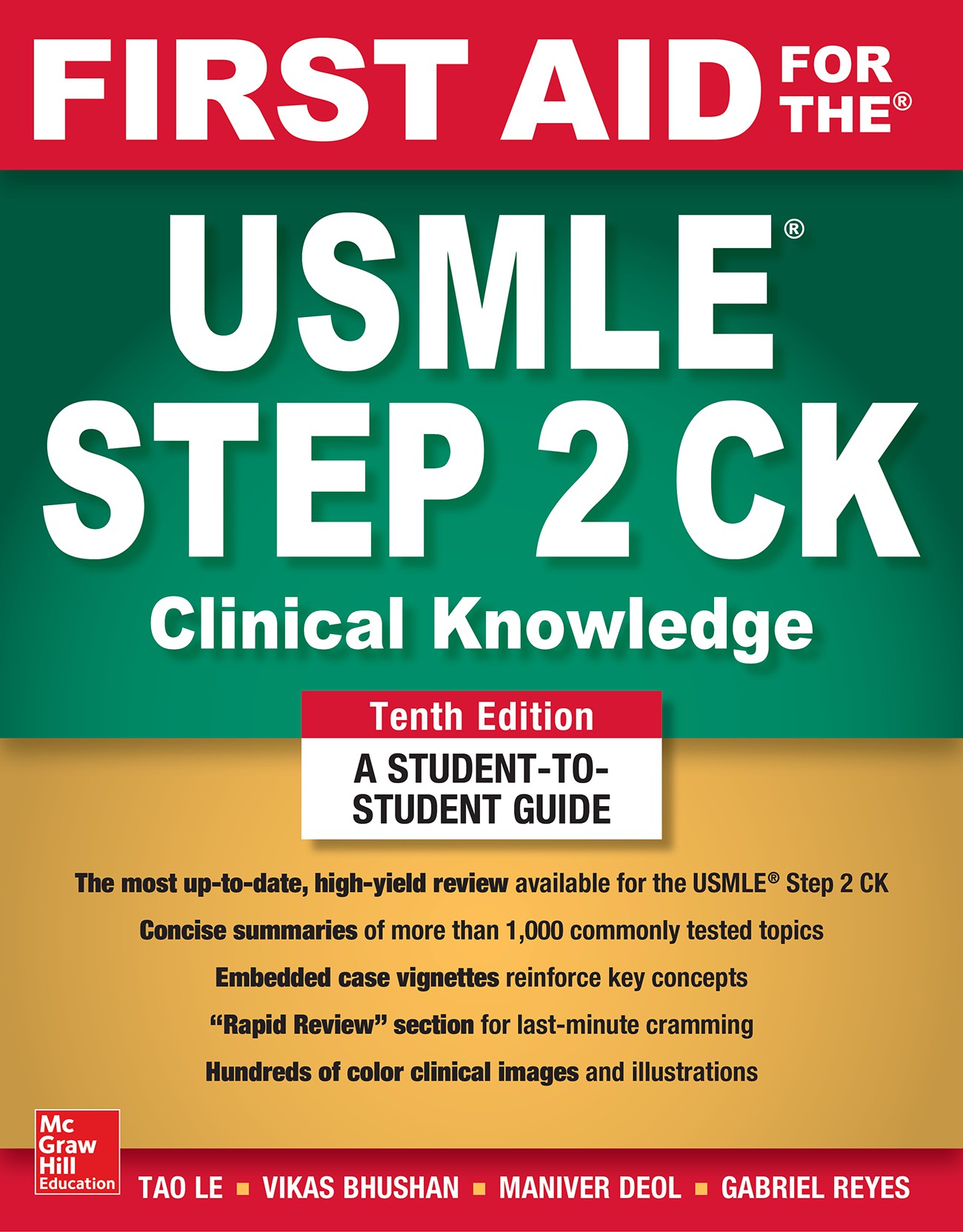 First Aid for the USMLE Step 2 CK 10th Edition