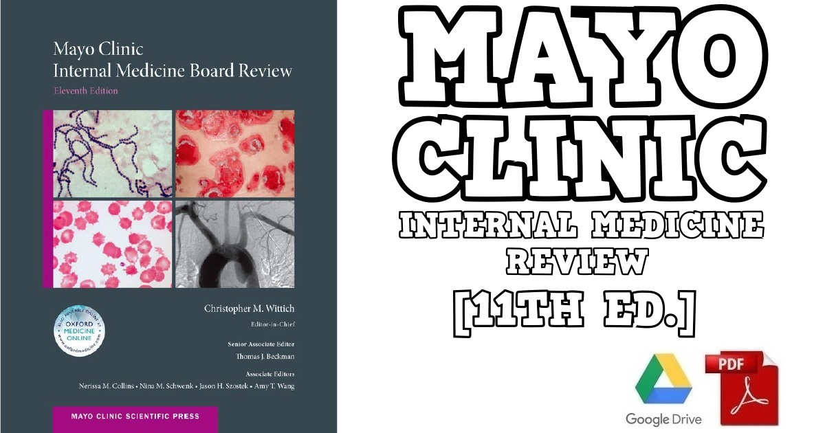 Mayo Clinic Internal Medicine Board Review 11th Edition