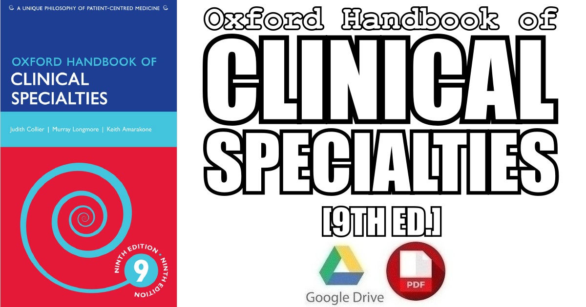 Oxford Handbook of Clinical Specialties 9th Edition