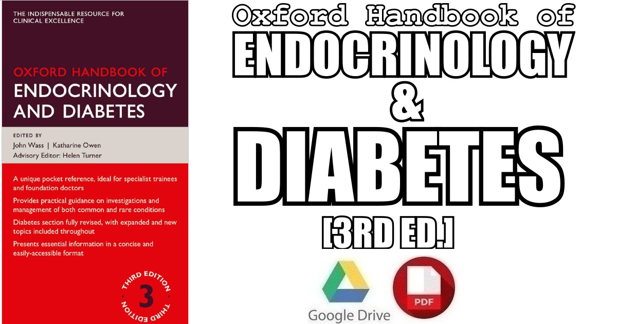 Oxford Handbook of Endocrinology and Diabetes 3rd Edition