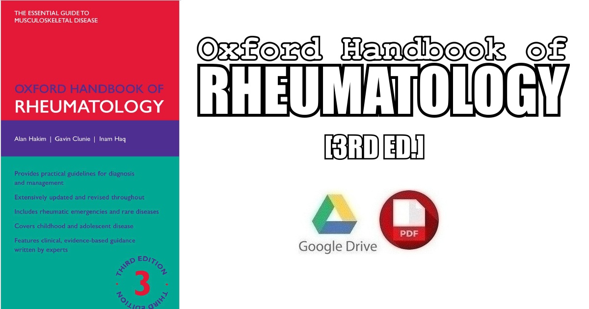 Oxford Handbook of Rheumatology 3rd Edition