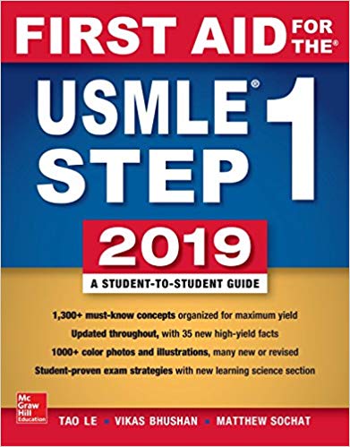 First Aid for the USMLE Step 1 29th Edition – 2019