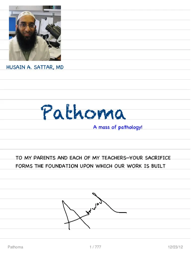 Pathoma Notes by Dr. Awwad