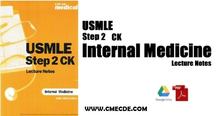 Step 2 CK Lecture Notes 2019 Internal Medicine 