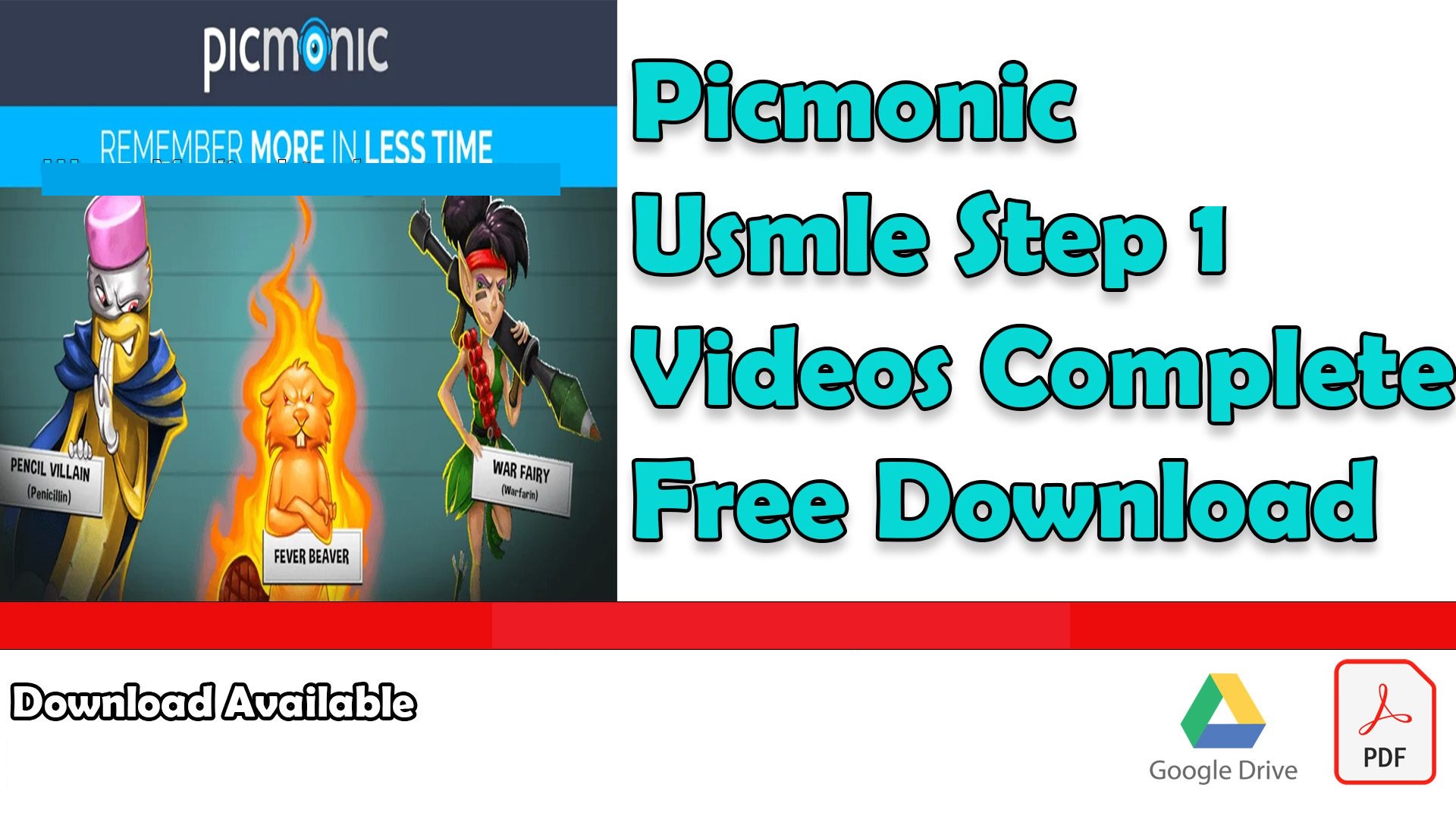 (Videos) PICMONIC USMLE STEP 1 – 2023 Complete