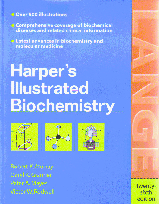Harper's Illustrated Biochemistry (LANGE Basic Science) 26th Edition