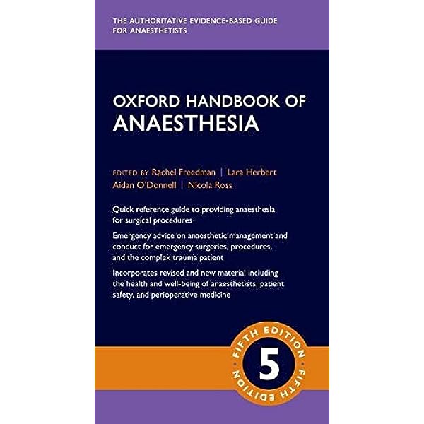 Oxford Handbook of Anaesthesia 3rd Edition