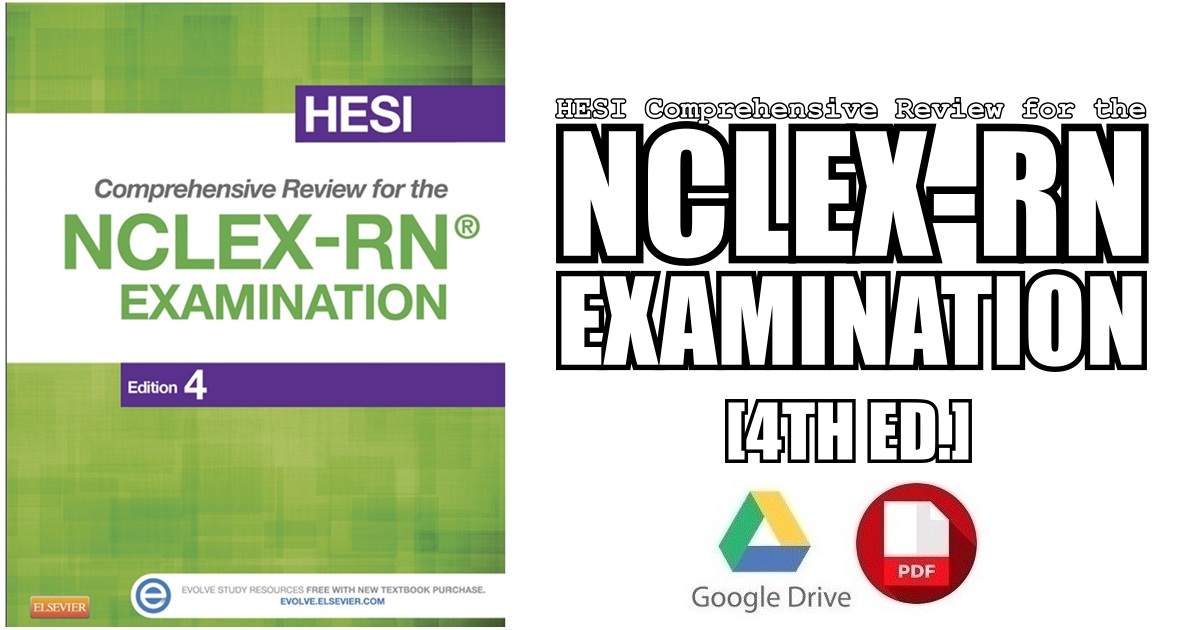 HESI Comprehensive Review for the NCLEX-RN Examination 4th Edition