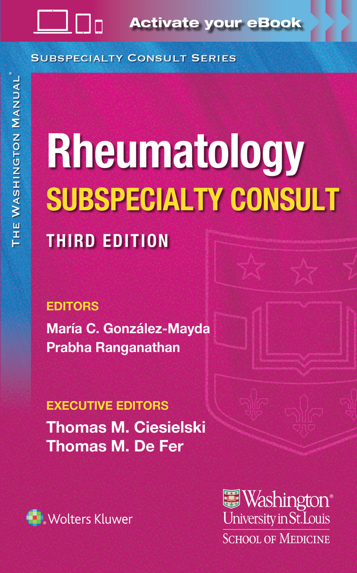 The Washington Manual of Rheumatology Subspecialty Consult 2nd Edition