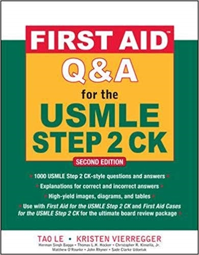 First Aid Q&A for the USMLE Step 2 CK Second Edition (First Aid USMLE)