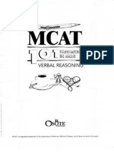 Preparation for MCAT Verbal Reasoning - MCAT