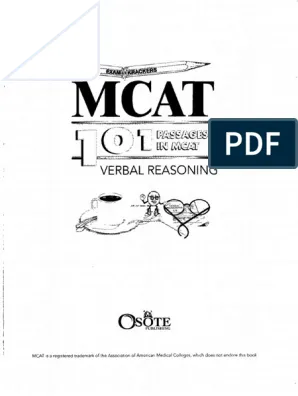 Preparation for MCAT Verbal Reasoning - MCAT 
