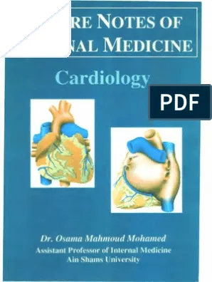 Lecture Notes of Internal Medicine (Cardiology) by Dr. Osama Mahmoud